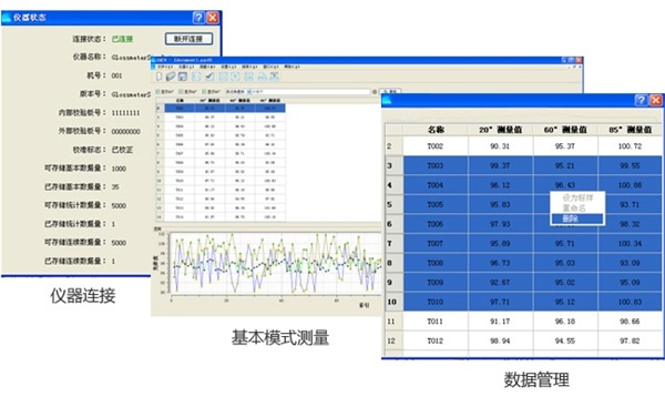 觸摸屏三角度光澤度計(jì)NHG268